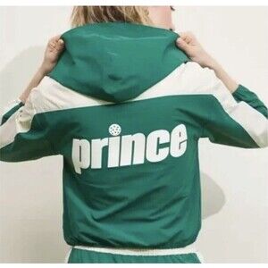 Prince Pickleball Women's Woven Zip-Front Hooded Jacket NEW W/tags!